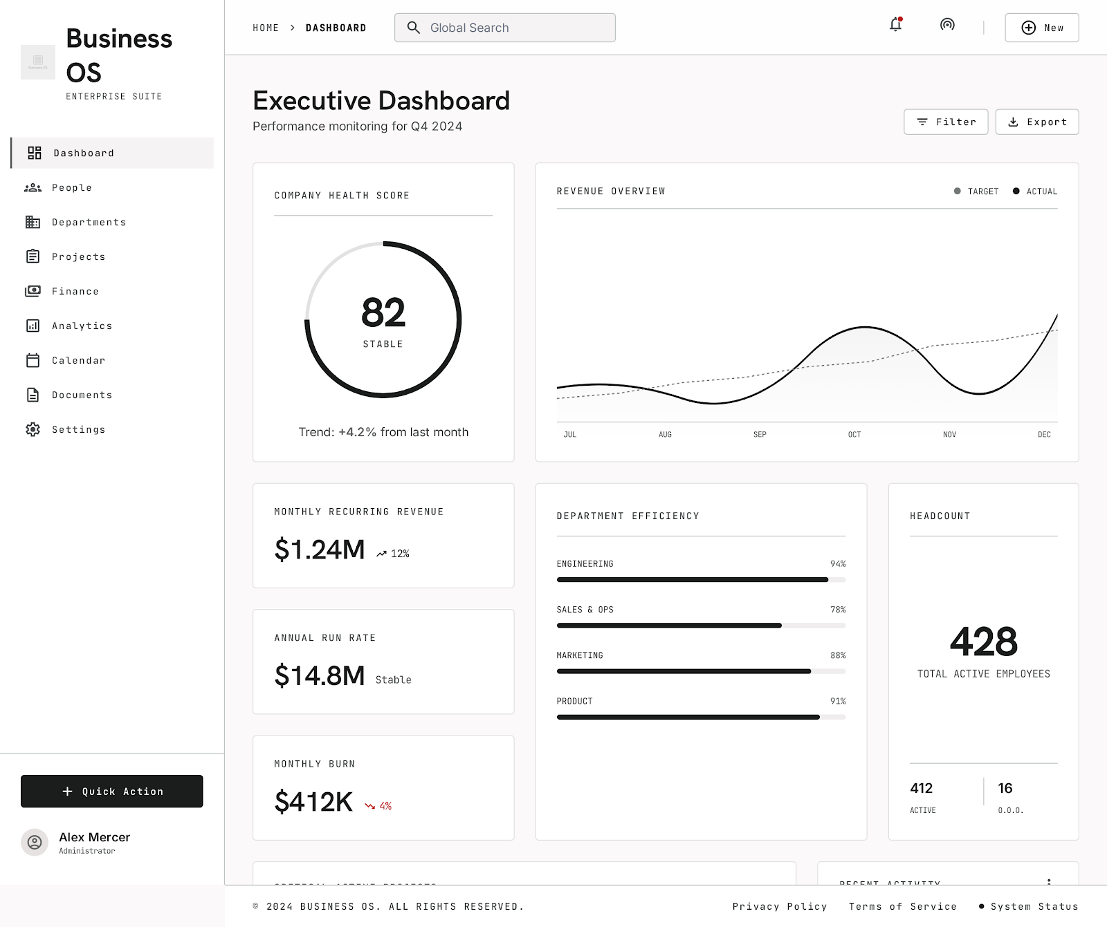 SaintsLink BOS platform preview